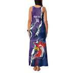 Custom NRL Storm And Roosters Rugby 2024 Family Matching Tank Maxi Dress and Hawaiian Shirt Go Champions Dynamic Version