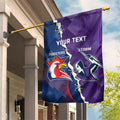 Custom NRL Storm And Roosters Rugby 2024 Garden Flag Go Champions Dynamic Version