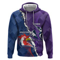 Custom NRL Storm And Roosters Rugby 2024 Hoodie Go Champions Dynamic Version