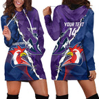 Custom NRL Storm And Roosters Rugby 2024 Hoodie Dress Go Champions Dynamic Version