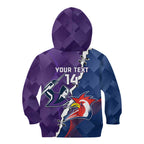 Custom NRL Storm And Roosters Rugby 2024 Kid Hoodie Go Champions Dynamic Version