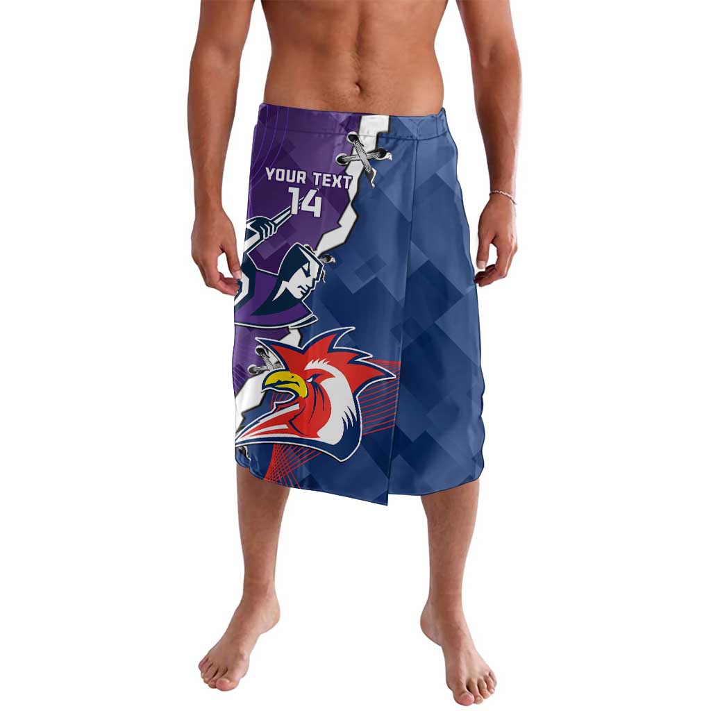 Custom NRL Storm And Roosters Rugby 2024 Lavalava Go Champions Dynamic Version