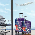 Custom NRL Storm And Roosters Rugby 2024 Luggage Cover Go Champions Dynamic Version