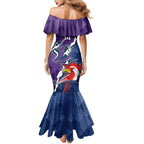 Custom NRL Storm And Roosters Rugby 2024 Mermaid Dress Go Champions Dynamic Version