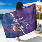 Custom NRL Storm And Roosters Rugby 2024 Sarong Go Champions Dynamic Version