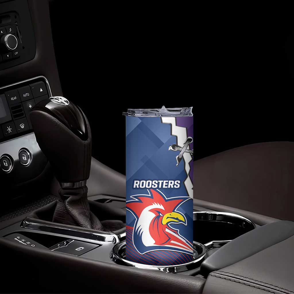 NRL Storm And Roosters Rugby 2024 Skinny Tumbler Go Champions Dynamic Version