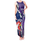 Custom NRL Storm And Roosters Rugby 2024 Tank Maxi Dress Go Champions Dynamic Version