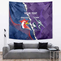 Custom NRL Storm And Roosters Rugby 2024 Tapestry Go Champions Dynamic Version