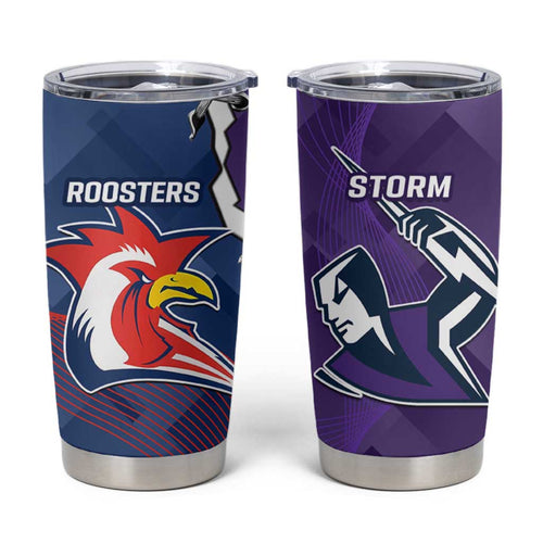 NRL Storm And Roosters Rugby 2024 Tumbler Cup Go Champions Dynamic Version
