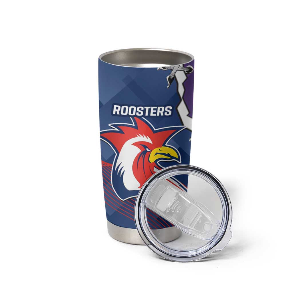 NRL Storm And Roosters Rugby 2024 Tumbler Cup Go Champions Dynamic Version