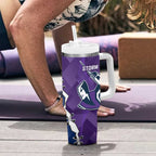 NRL Storm And Roosters Rugby 2024 Tumbler With Handle Go Champions Dynamic Version