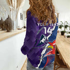Custom NRL Storm And Roosters Rugby 2024 Women Casual Shirt Go Champions Dynamic Version