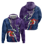 Custom NRL Storm And Roosters Rugby 2024 Zip Hoodie Go Champions Dynamic Version