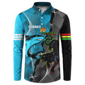 Custom NRL Panthers And Sharks Rugby 2024 Button Sweatshirt Go Champions Dynamic Version