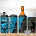 NRL Panthers And Sharks Rugby 2024 4 in 1 Can Cooler Tumbler Go Champions Dynamic Version