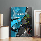 Custom NRL Panthers And Sharks Rugby 2024 Canvas Wall Art Go Champions Dynamic Version