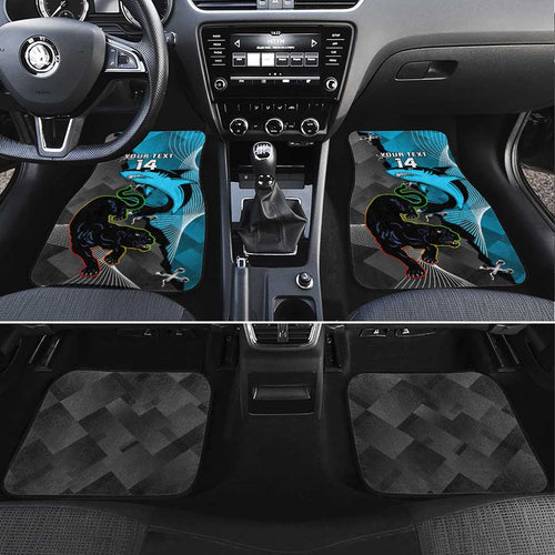 Custom NRL Panthers And Sharks Rugby 2024 Car Mats Go Champions Dynamic Version