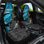Custom NRL Panthers And Sharks Rugby 2024 Car Seat Cover Go Champions Dynamic Version