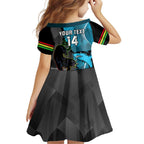 Custom NRL Panthers And Sharks Rugby 2024 Family Matching Off Shoulder Maxi Dress and Hawaiian Shirt Go Champions Dynamic Version