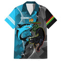 Custom NRL Panthers And Sharks Rugby 2024 Hawaiian Shirt Go Champions Dynamic Version