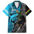 Custom NRL Panthers And Sharks Rugby 2024 Hawaiian Shirt Go Champions Dynamic Version