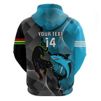 Custom NRL Panthers And Sharks Rugby 2024 Hoodie Go Champions Dynamic Version