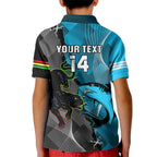 Custom NRL Panthers And Sharks Rugby 2024 Kid Polo Shirt Go Champions Dynamic Version