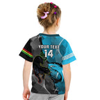 Custom NRL Panthers And Sharks Rugby 2024 Kid T Shirt Go Champions Dynamic Version