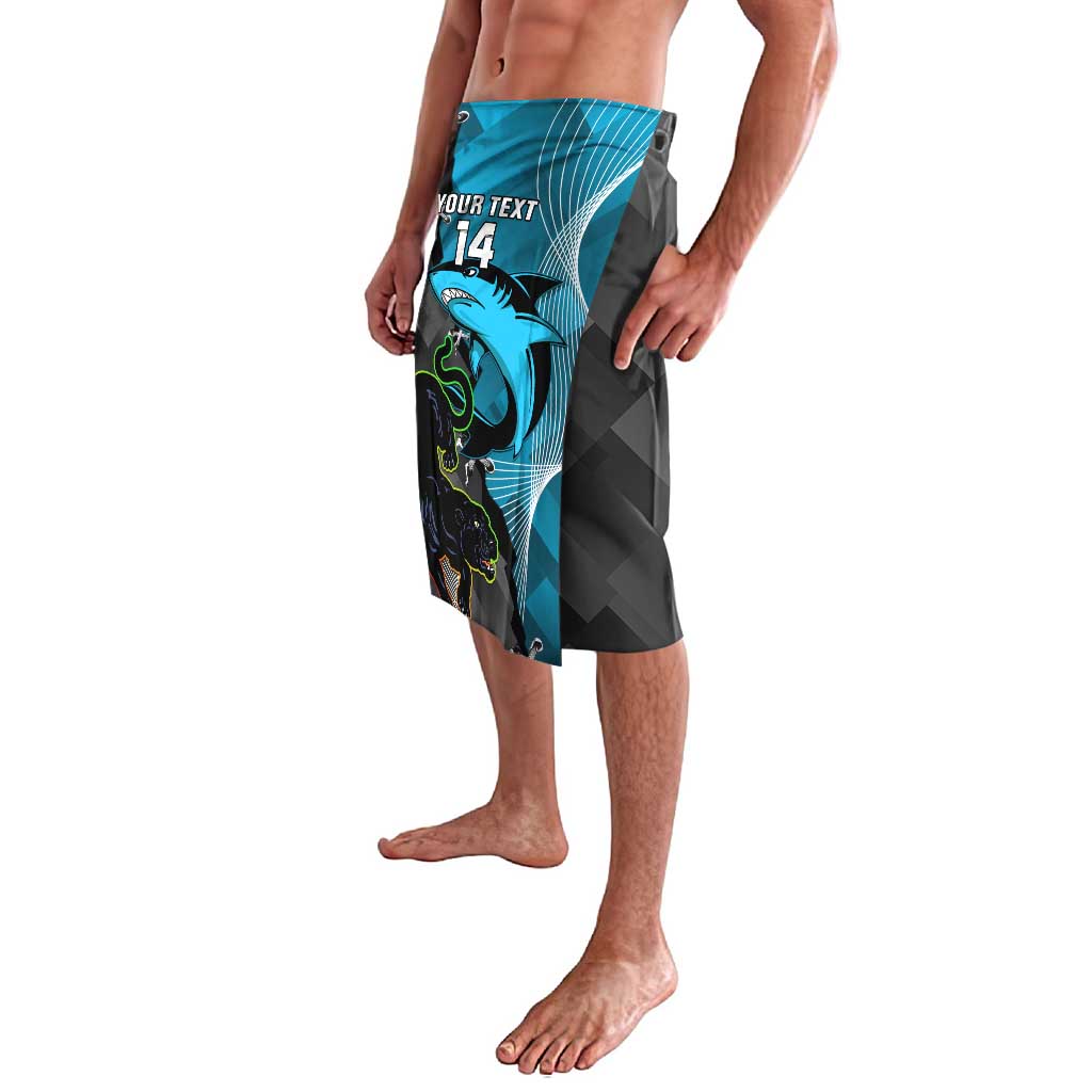 Custom NRL Panthers And Sharks Rugby 2024 Lavalava Go Champions Dynamic Version