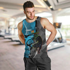 Custom NRL Panthers And Sharks Rugby 2024 Men Tank Top Go Champions Dynamic Version