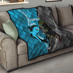 Custom NRL Panthers And Sharks Rugby 2024 Quilt Go Champions Dynamic Version