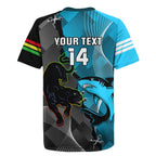 Custom NRL Panthers And Sharks Rugby 2024 Rugby Jersey Go Champions Dynamic Version