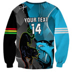 Custom NRL Panthers And Sharks Rugby 2024 Sweatshirt Go Champions Dynamic Version