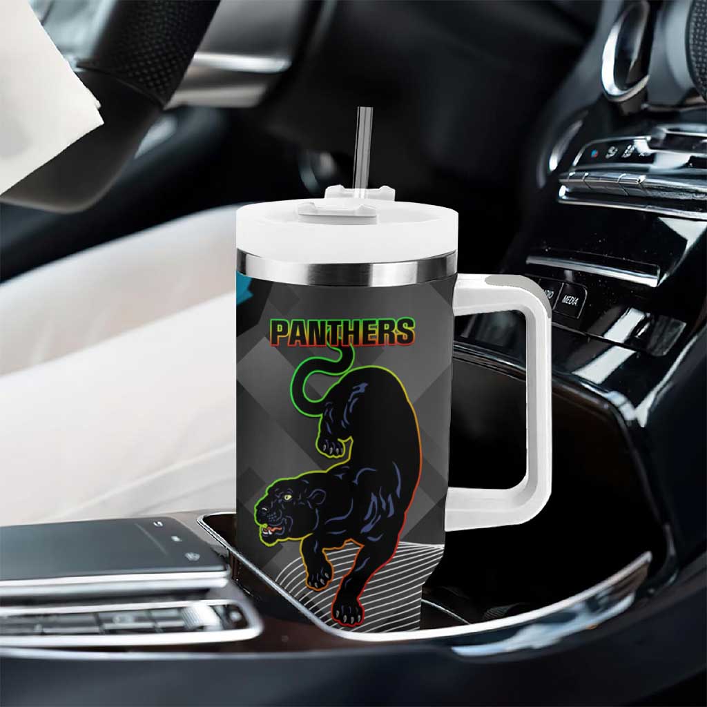 NRL Panthers And Sharks Rugby 2024 Tumbler With Handle Go Champions Dynamic Version