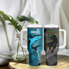 NRL Panthers And Sharks Rugby 2024 Tumbler With Handle Go Champions Dynamic Version