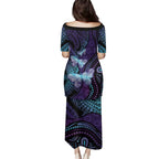 You Matter Suicide Prevention Awareness Family Matching Puletasi and Hawaiian Shirt Butterfly Aboriginal Mix Polynesian Pattern