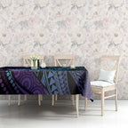 You Matter Suicide Prevention Awareness Tablecloth Butterfly Aboriginal Mix Polynesian Pattern