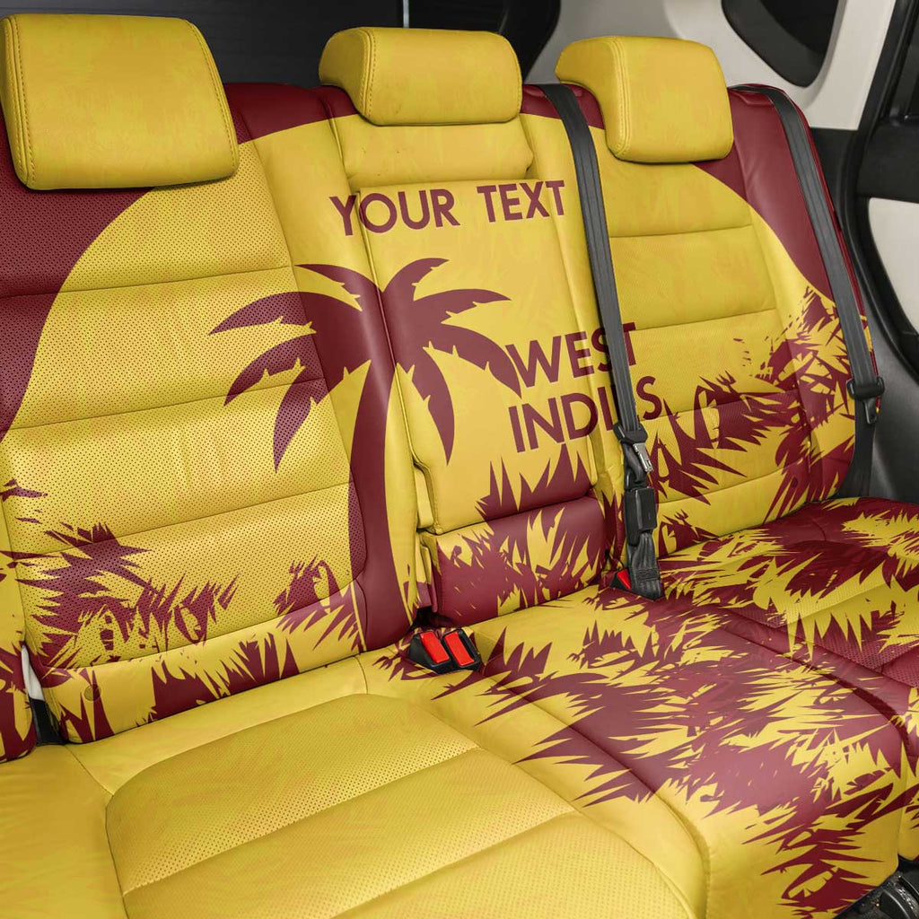 Custom West Indies Cricket Back Car Seat Cover Windies Newest Version