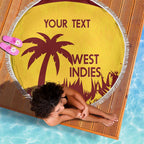 Custom West Indies Cricket Beach Blanket Windies Newest Version