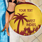 Custom West Indies Cricket Beach Blanket Windies Newest Version