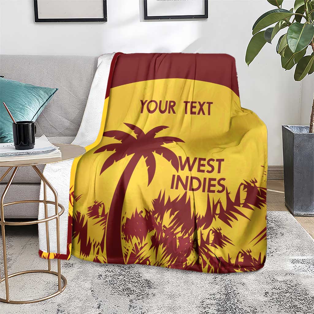 Custom West Indies Cricket Blanket Windies Newest Version