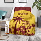 Custom West Indies Cricket Blanket Windies Newest Version