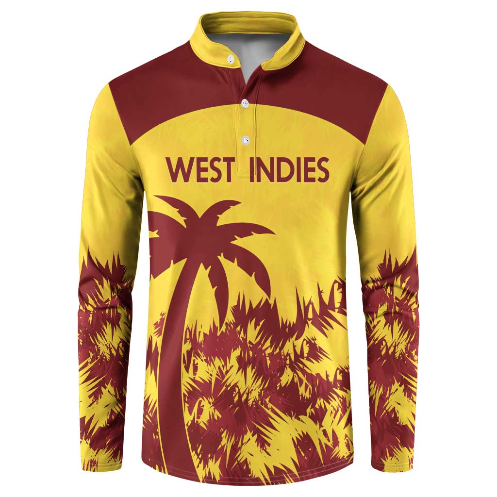 Custom West Indies Cricket Button Sweatshirt Windies Newest Version