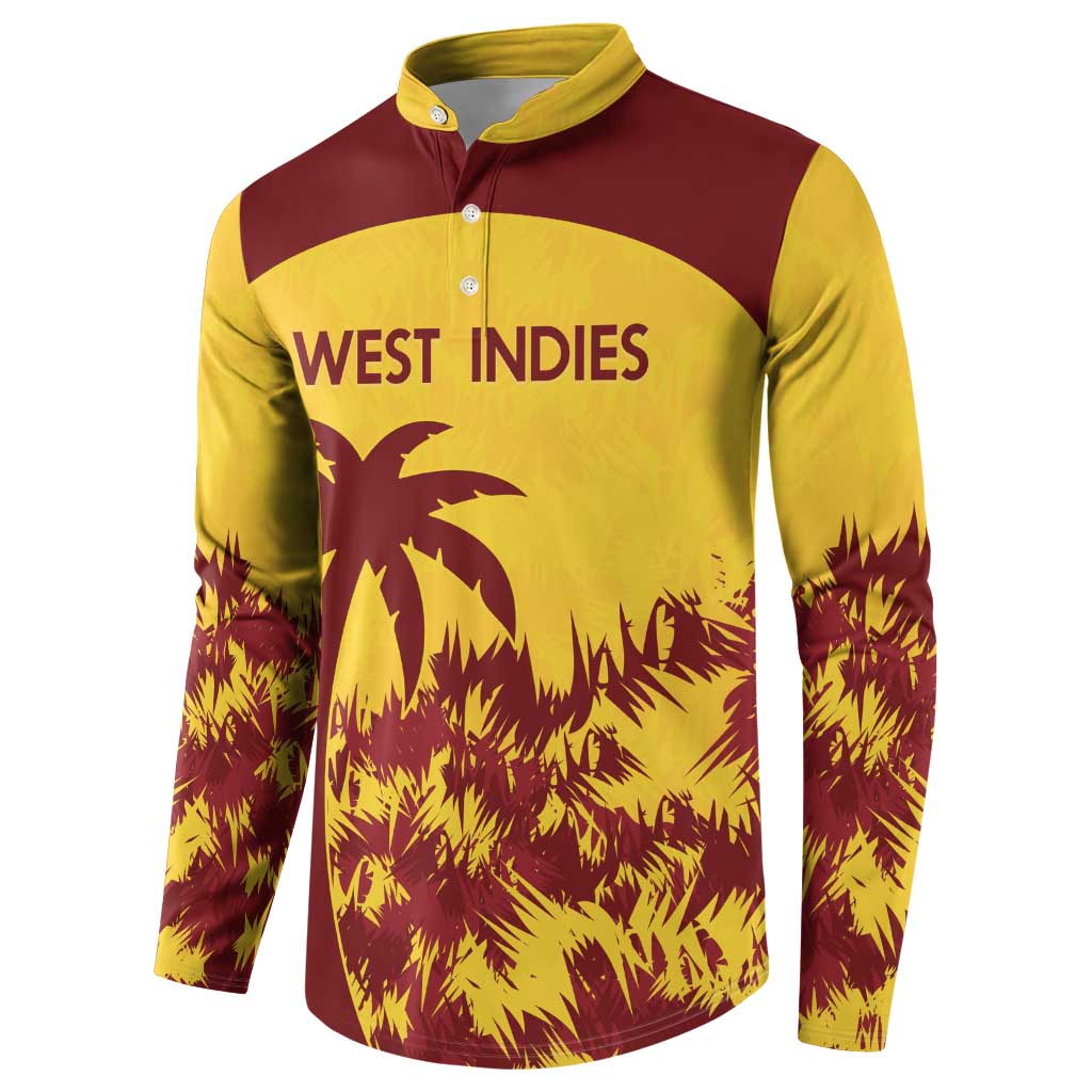 Custom West Indies Cricket Button Sweatshirt Windies Newest Version