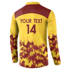 Custom West Indies Cricket Button Sweatshirt Windies Newest Version
