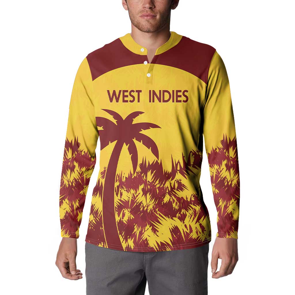 Custom West Indies Cricket Button Sweatshirt Windies Newest Version