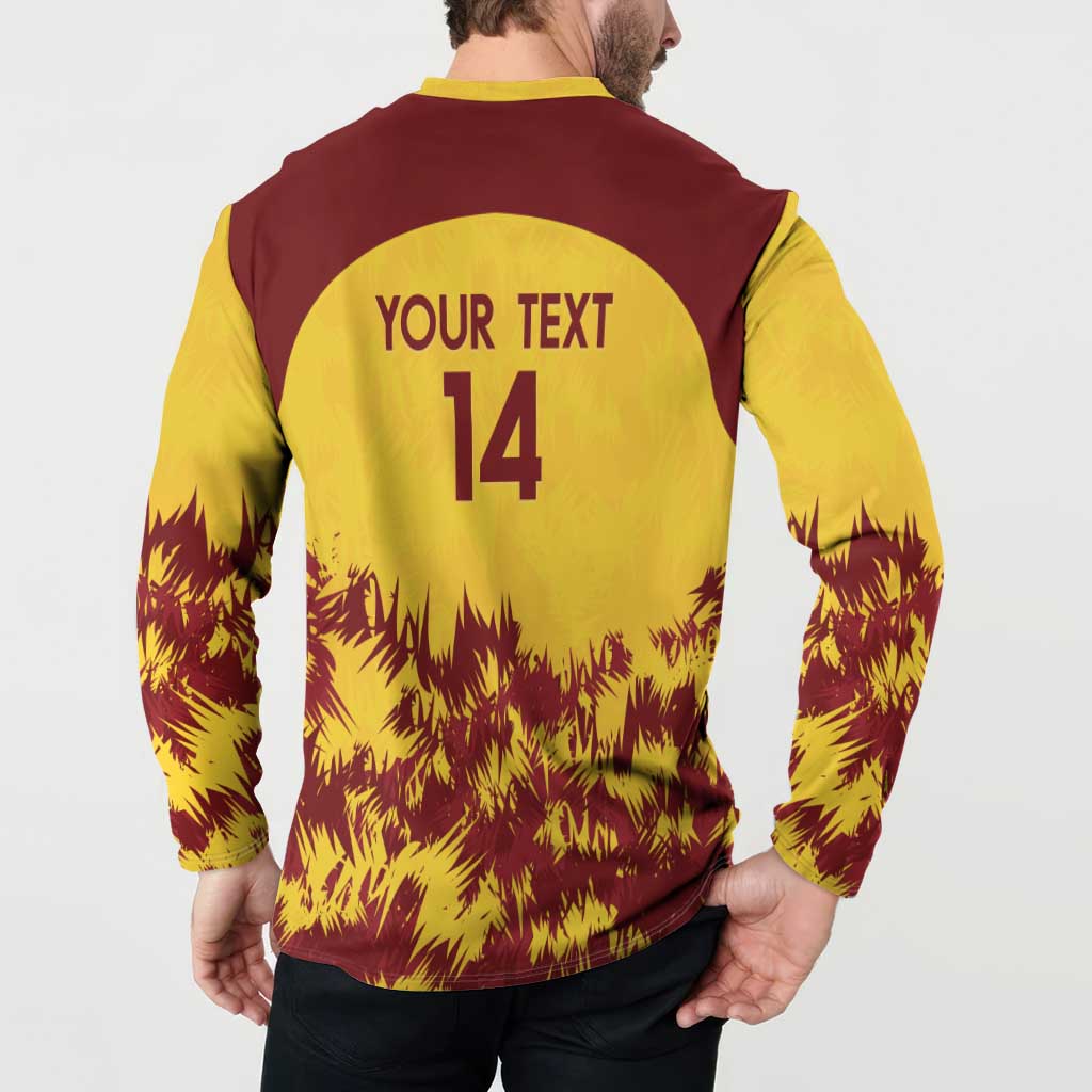Custom West Indies Cricket Button Sweatshirt Windies Newest Version