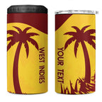 Custom West Indies Cricket 4 in 1 Can Cooler Tumbler Windies Newest Version