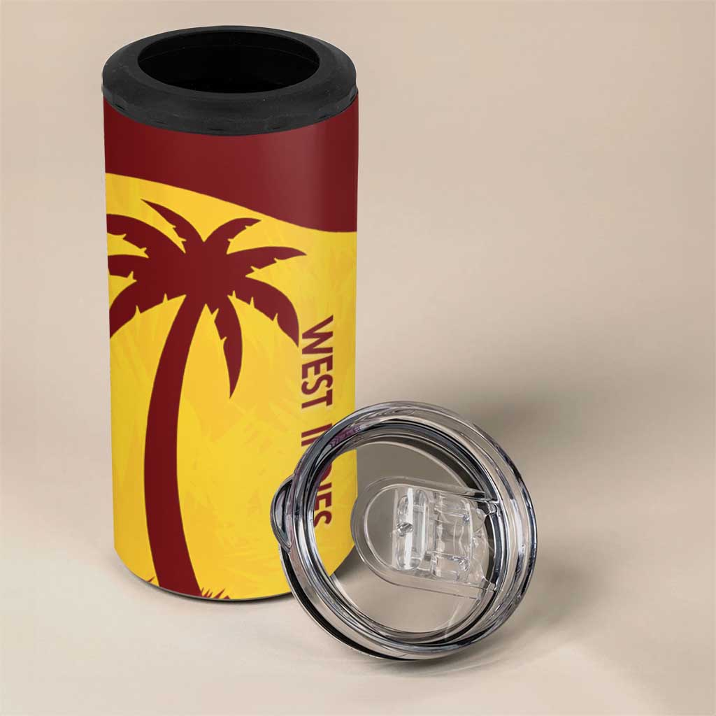 Custom West Indies Cricket 4 in 1 Can Cooler Tumbler Windies Newest Version