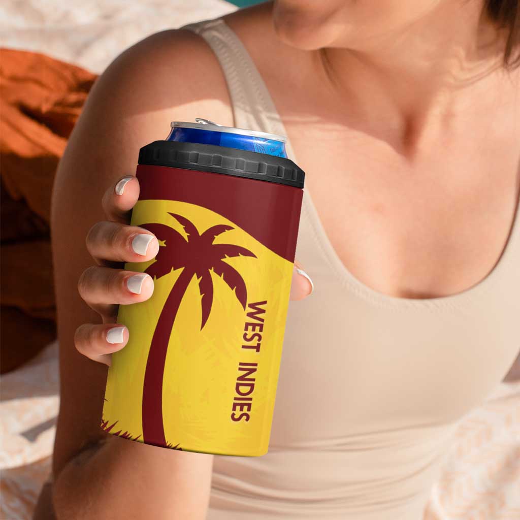 Custom West Indies Cricket 4 in 1 Can Cooler Tumbler Windies Newest Version